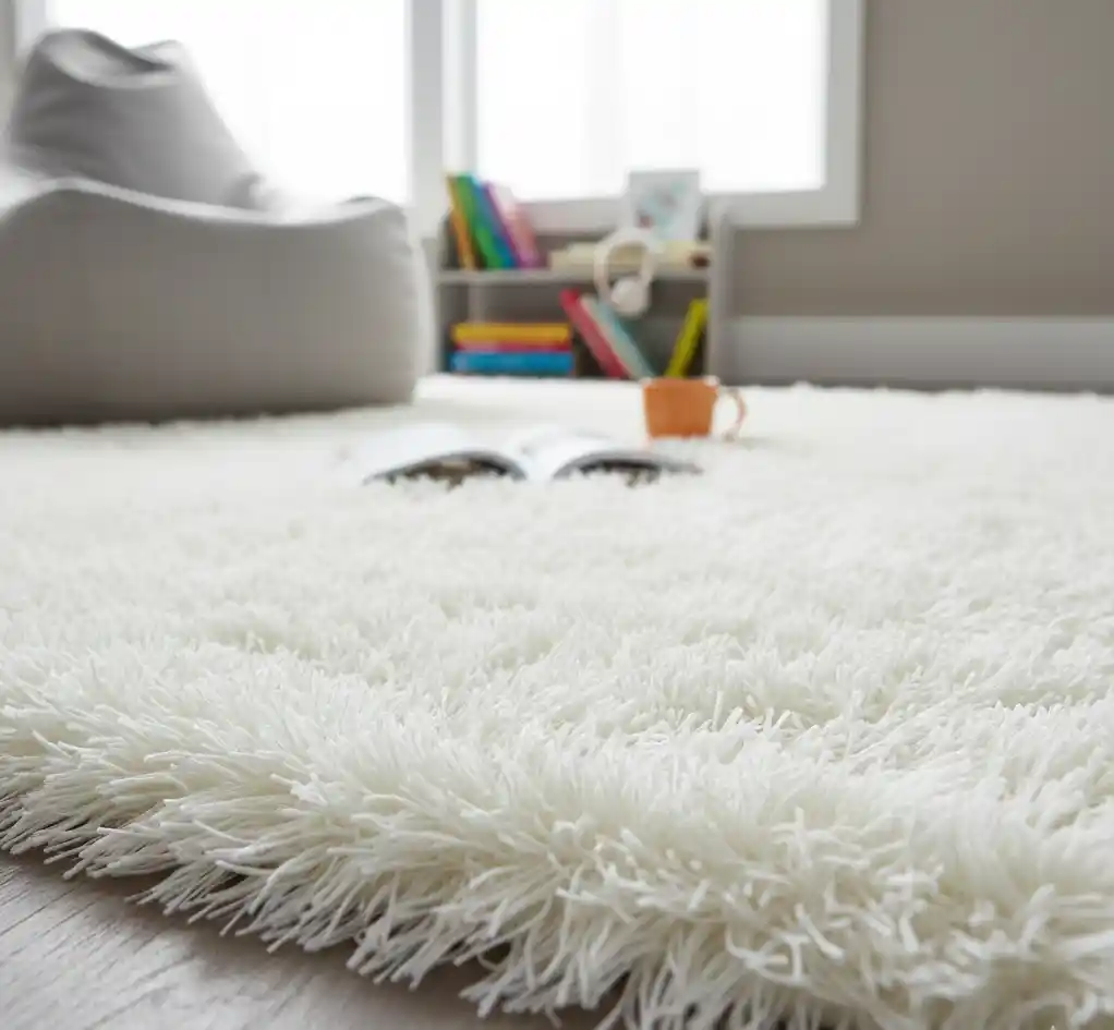 2Vibrant and stain-resistant Polyester carpet with modern designs.