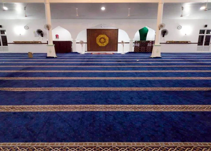 Royal Blue Mosque Carpet