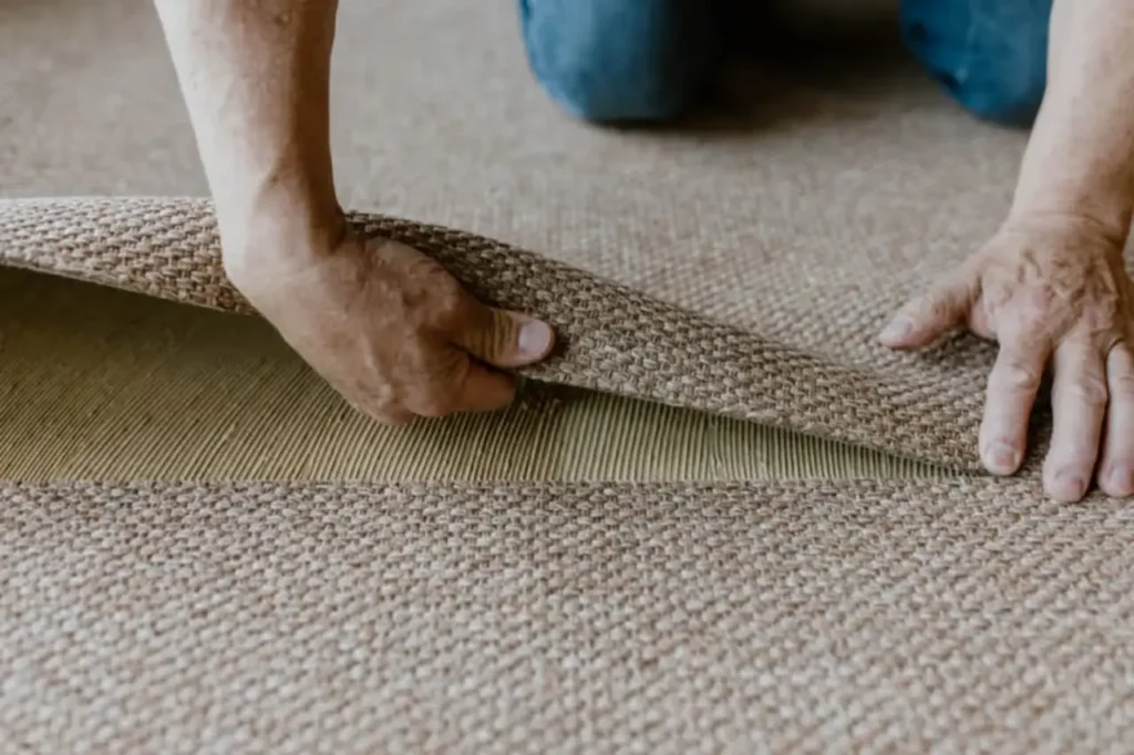 sisal carpet Preparation