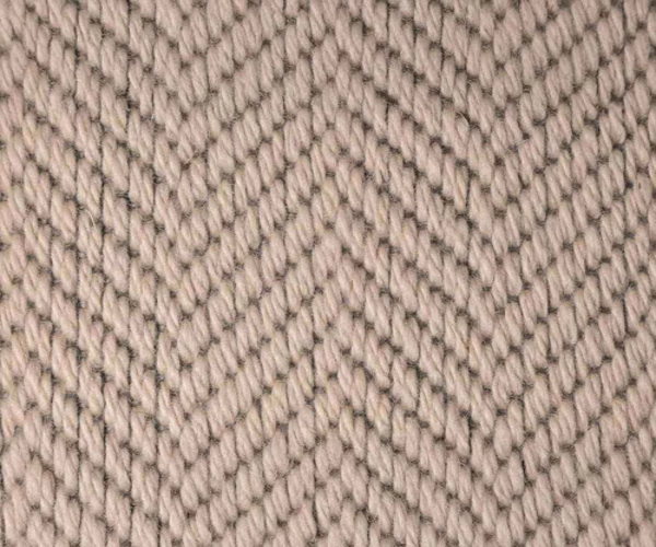 Wool Blend Chevron Stair Carpet
