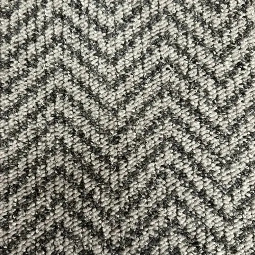 Wool Chevron Stair Carpet